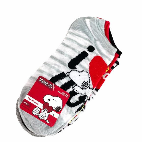 Peanuts Snoopy and Woodstock Valentine’s Socks - Picture 8 of 8